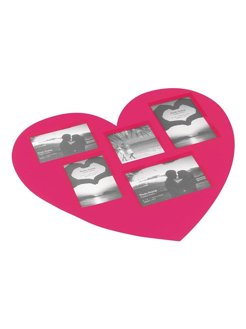 Set de table Colllection Cadre photos Coeur Rose