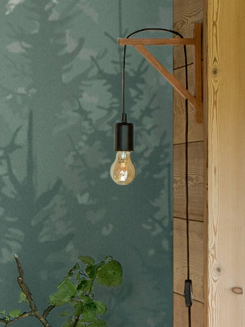 Applique murale en bois   Beige