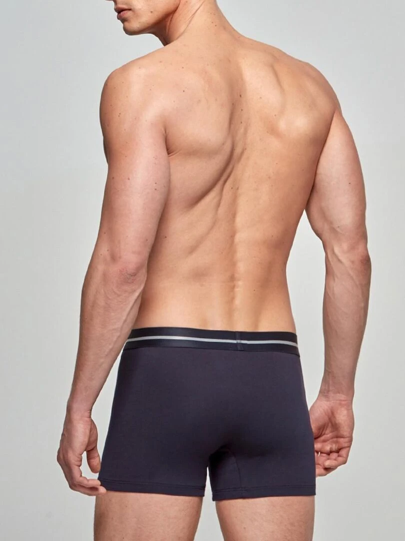 Boxer coton stretch Essentials   Bleu
