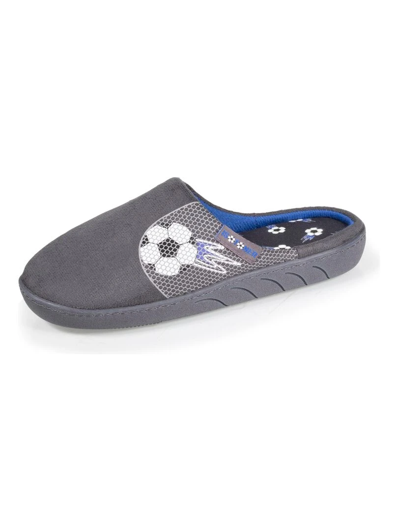 Chaussons mules Junior Foot Gris Gris