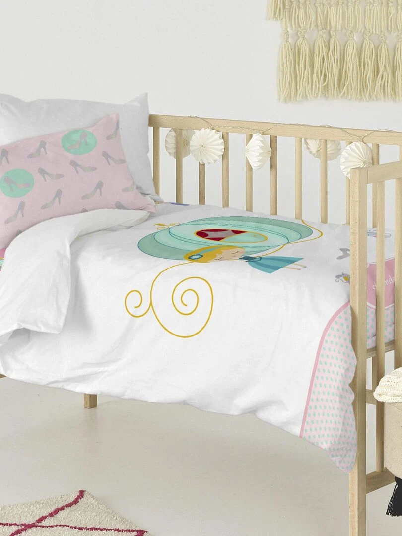 Parure housse de couette 2 pièces Pumpkin "Happyfriday" Blanc