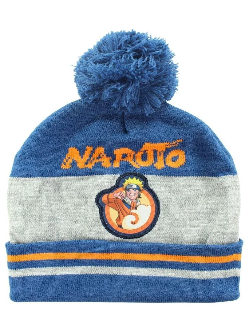 Disney Bonnet garçon imprimé Naruto Bleu marine