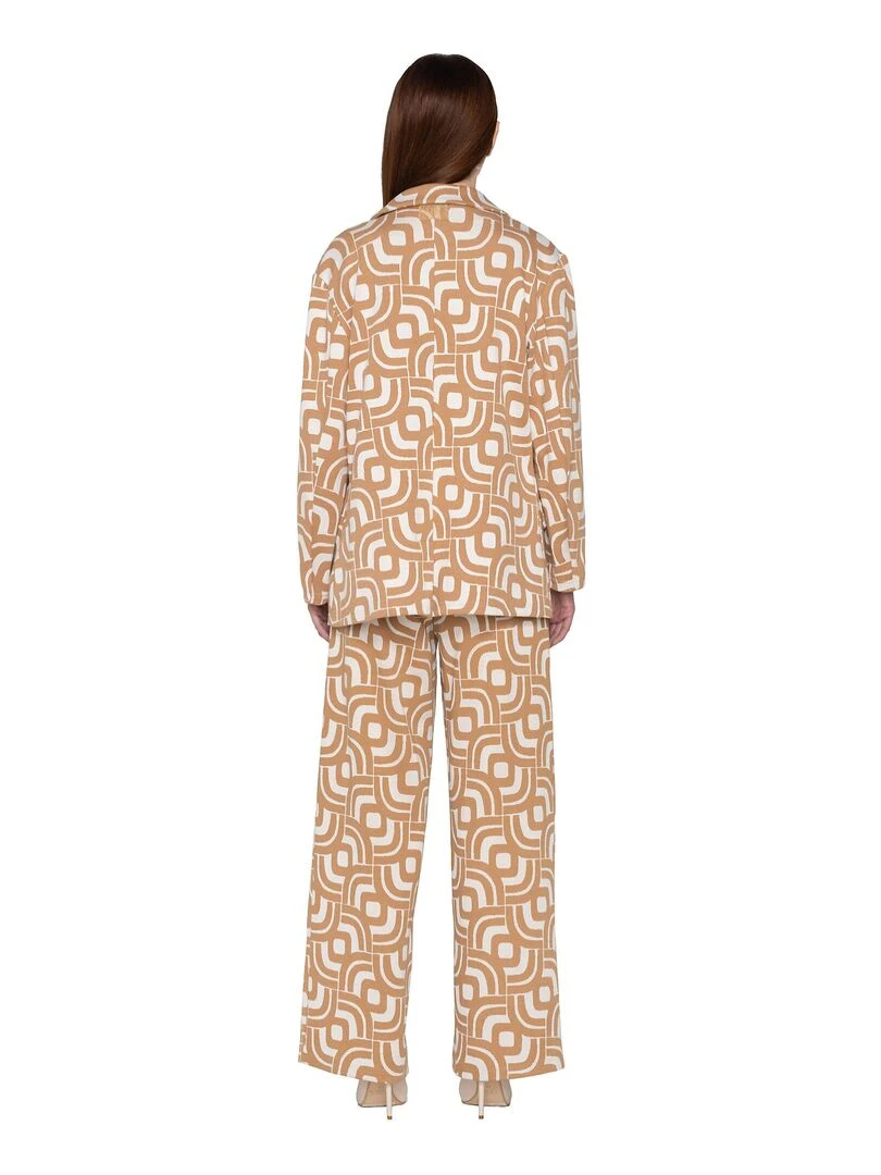 Pantalon évasé Inspired   Marron