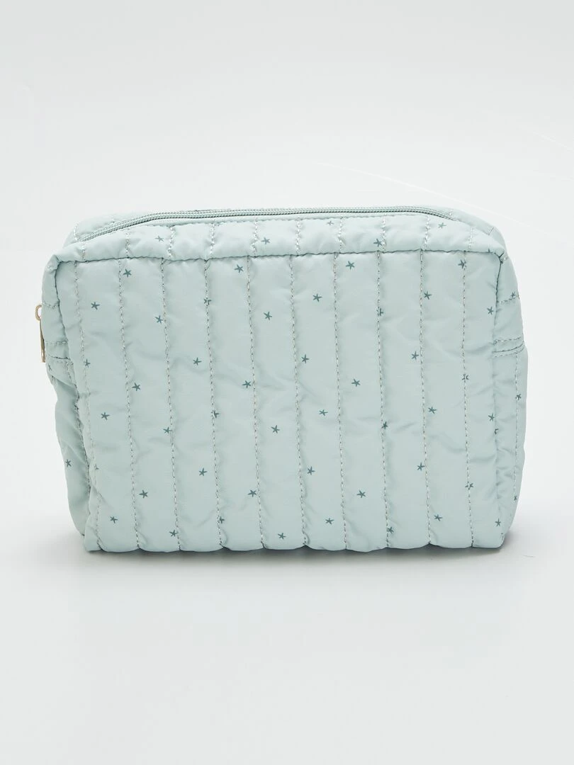 Trousse de rangement matelassée Vert