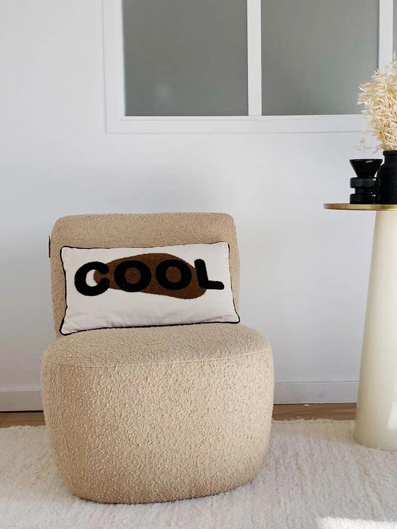 Coussin en toile épaisse COOL   Beige