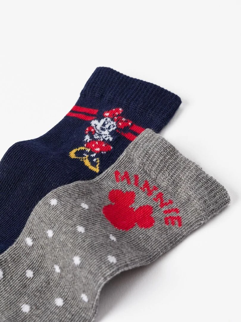 Pack 2 Paires de Chaussettes pour Bébé Fille 'Minnie' MINNIE Multicolore