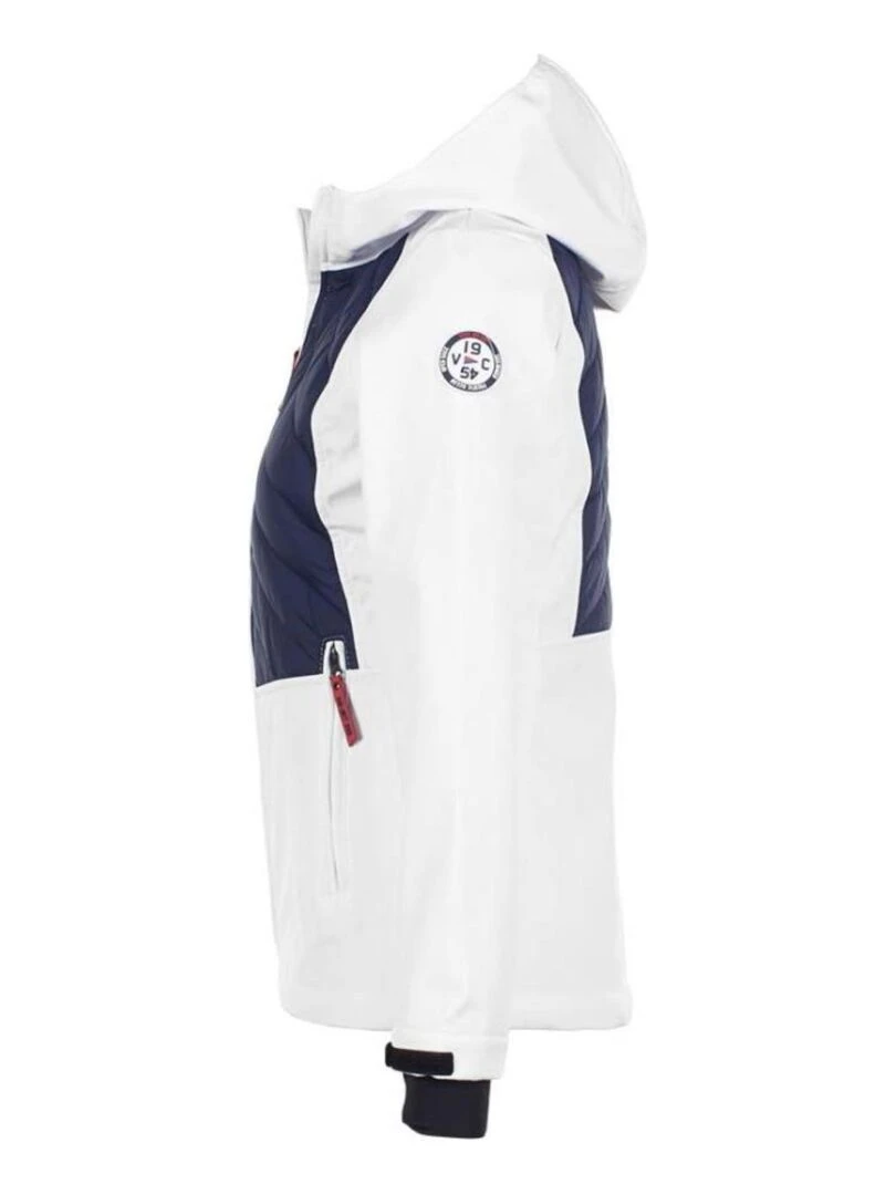 Blouson softshell femme APVER   VENT DU CAP   Blanc