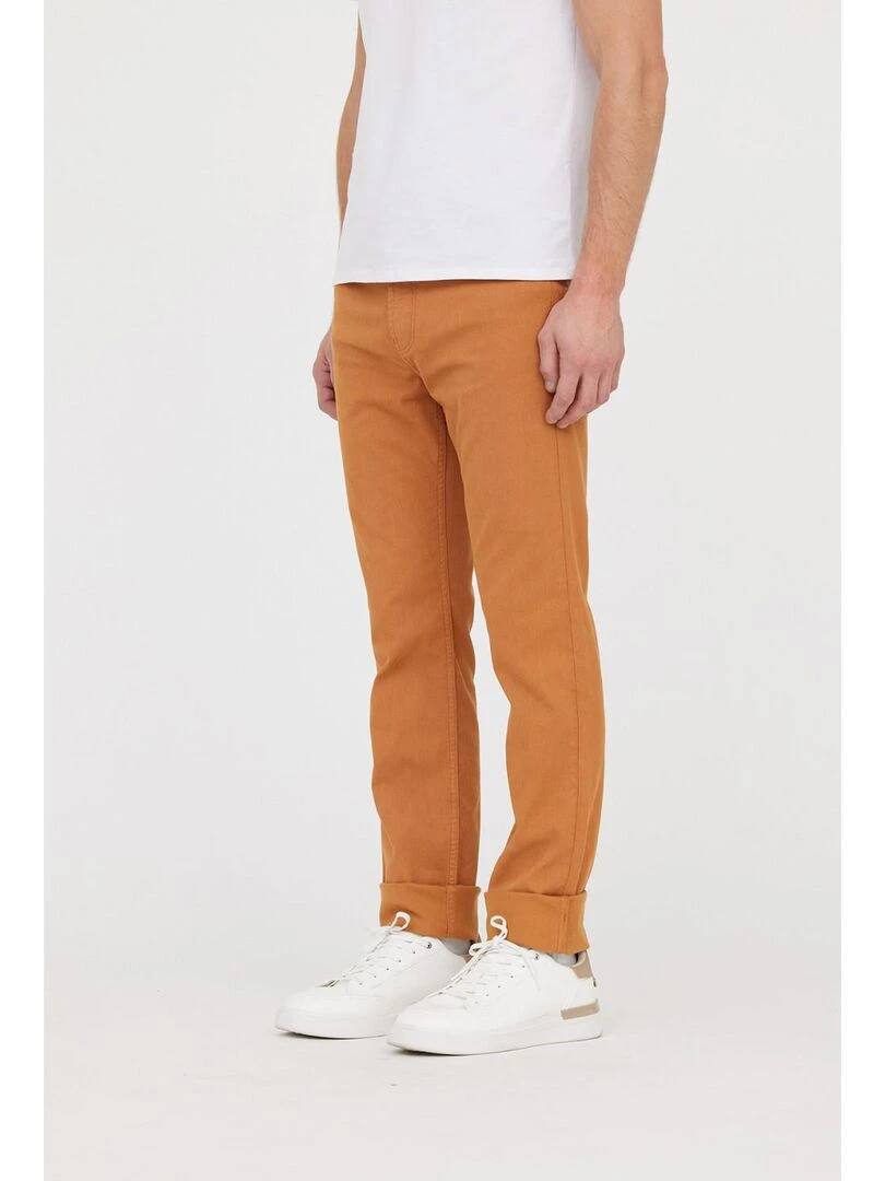 Lee Cooper Pantalon coton straight LC126ZP 10393 Marron tabac