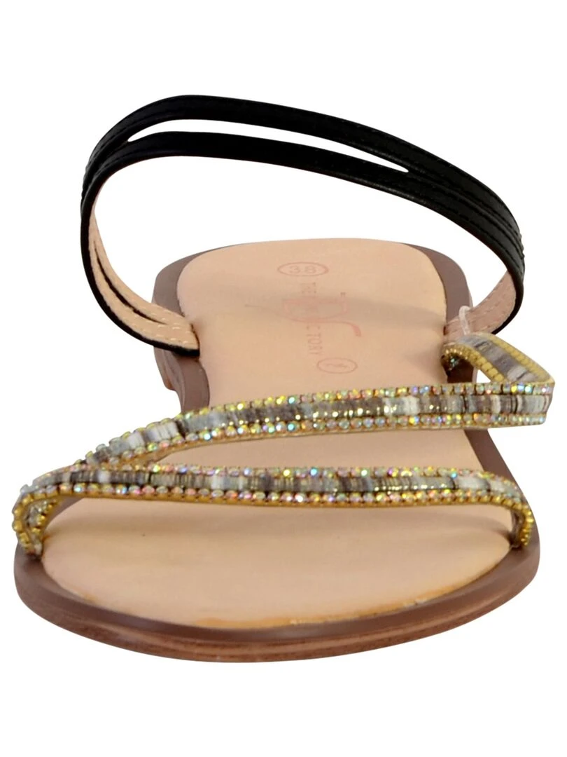 Mule Femme The Divine Factory ZH3673   Noir