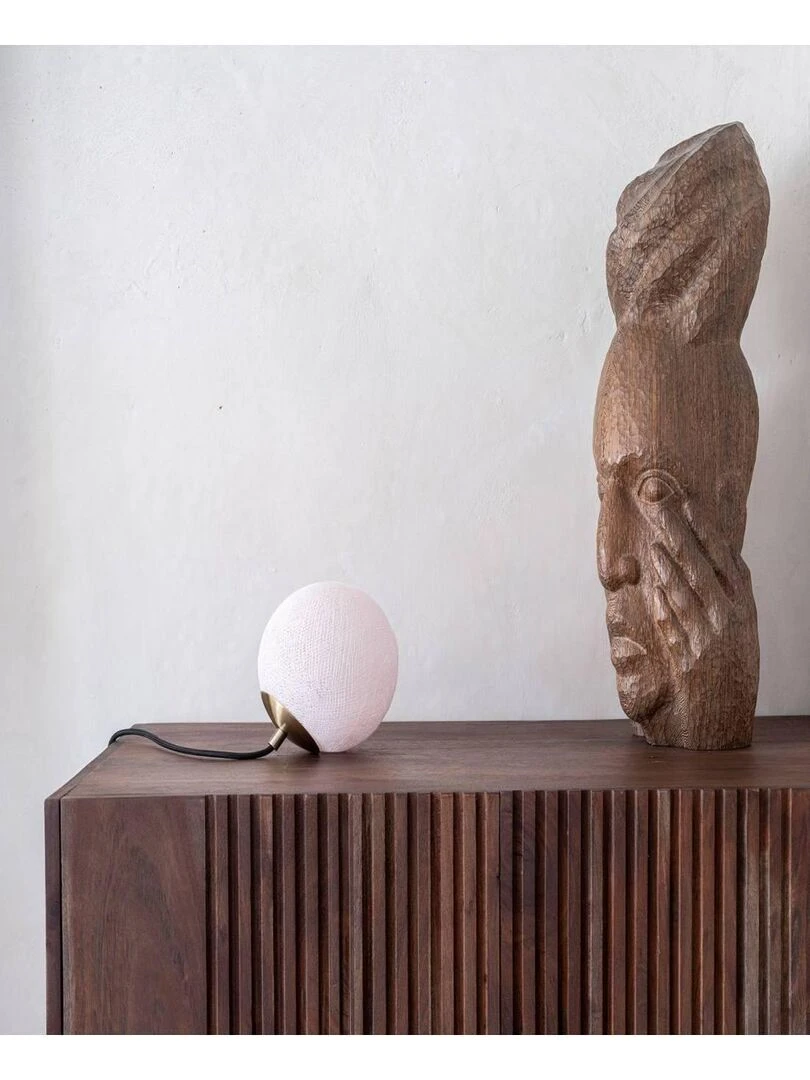 Suspension Nomade Apapa Laiton   Rose pâle