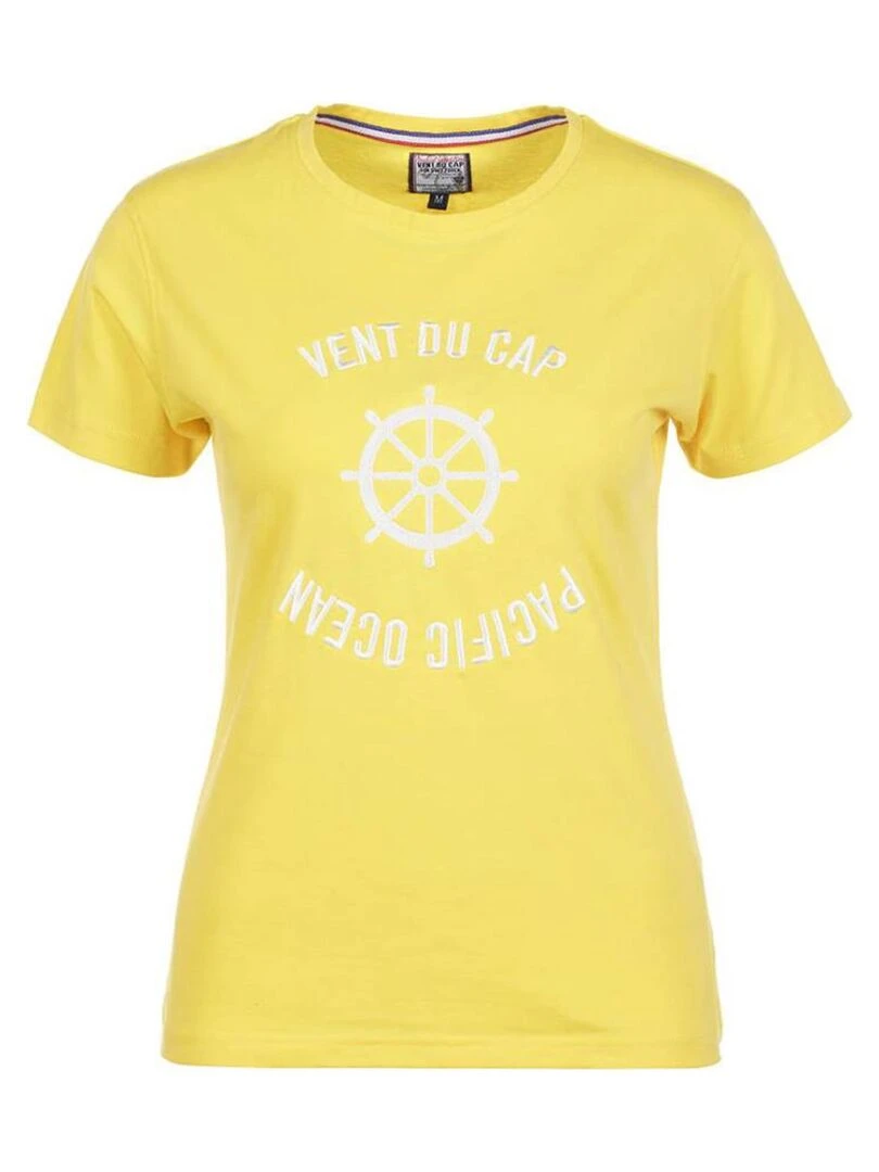 T shirt manches courtes femme ACHERYL   Jaune