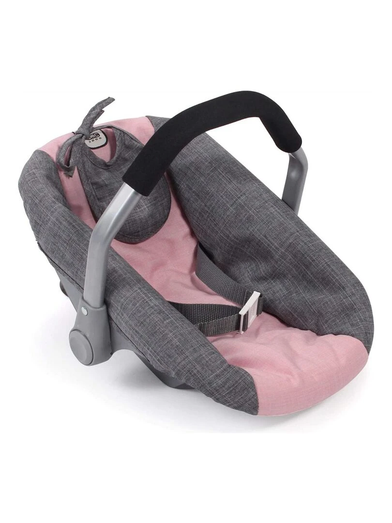 Siège Auto Pour Poupée Melange Gris Rose N/A