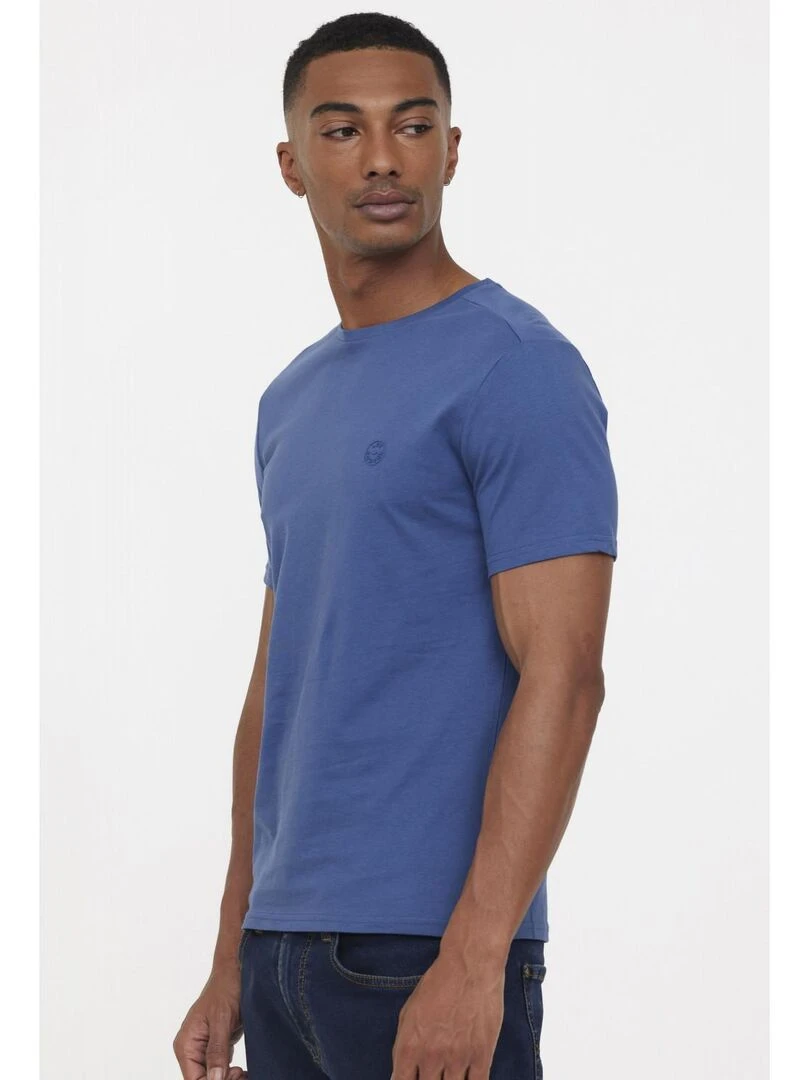Lee Cooper T Shirt manches courtes coton regular AREO Gris