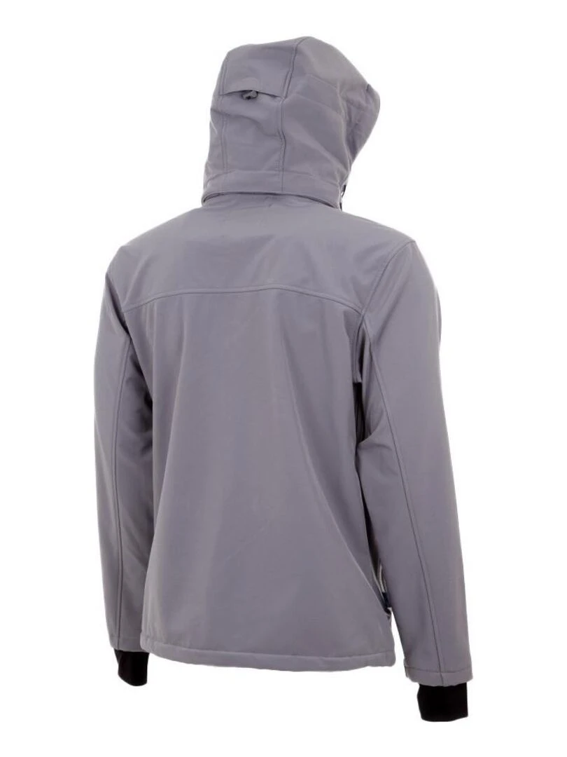 Blouson softshell homme CETOM   VENT DU CAP   Gris