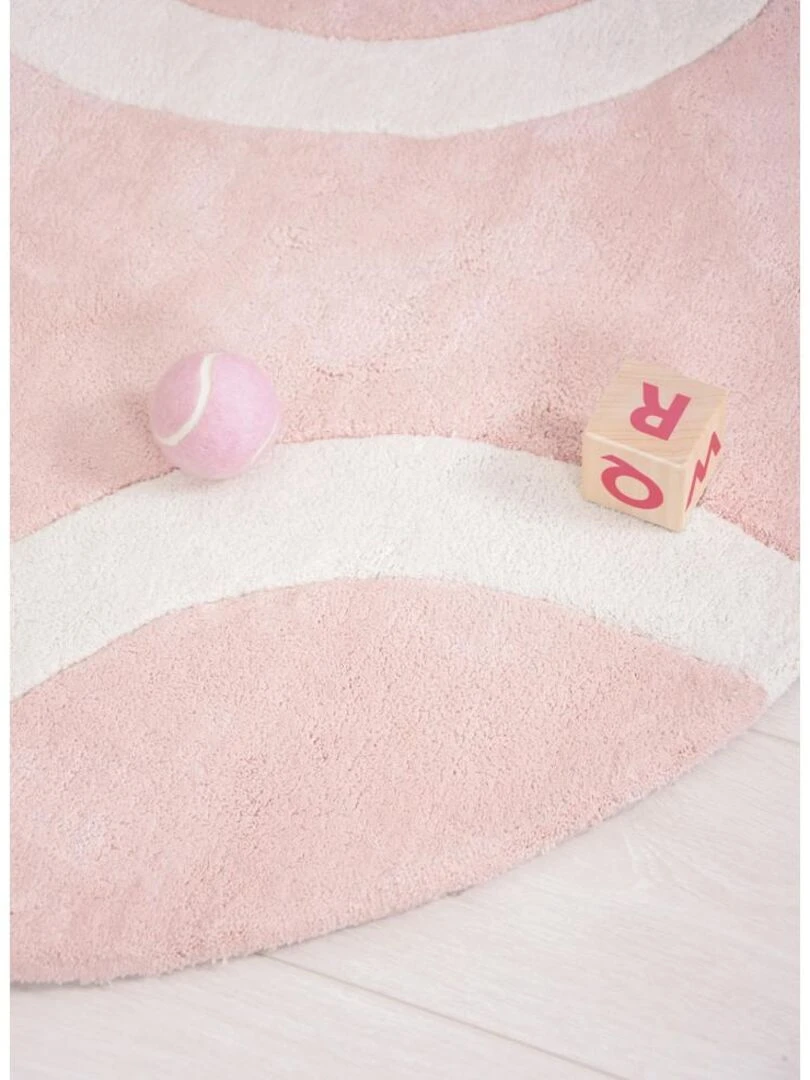 Tapis Coton Tennis Ball par Lilipinso Lilipinso Rose