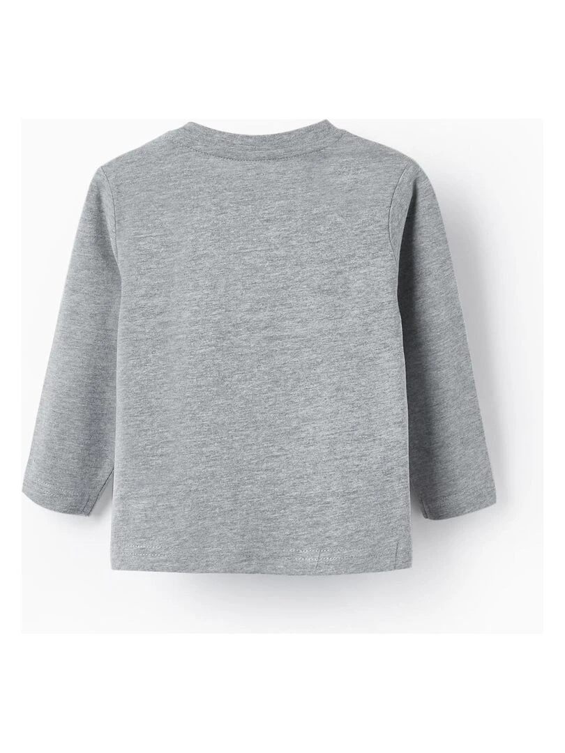 T shirt en coton pour bébé garçon 'Royals off Duty' manches longues ROYALS OFF DUTY Gris