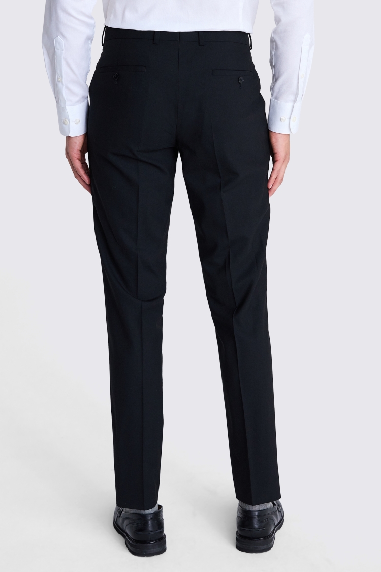 DKNY Slim Fit Black Trousers Buy Online at Moss