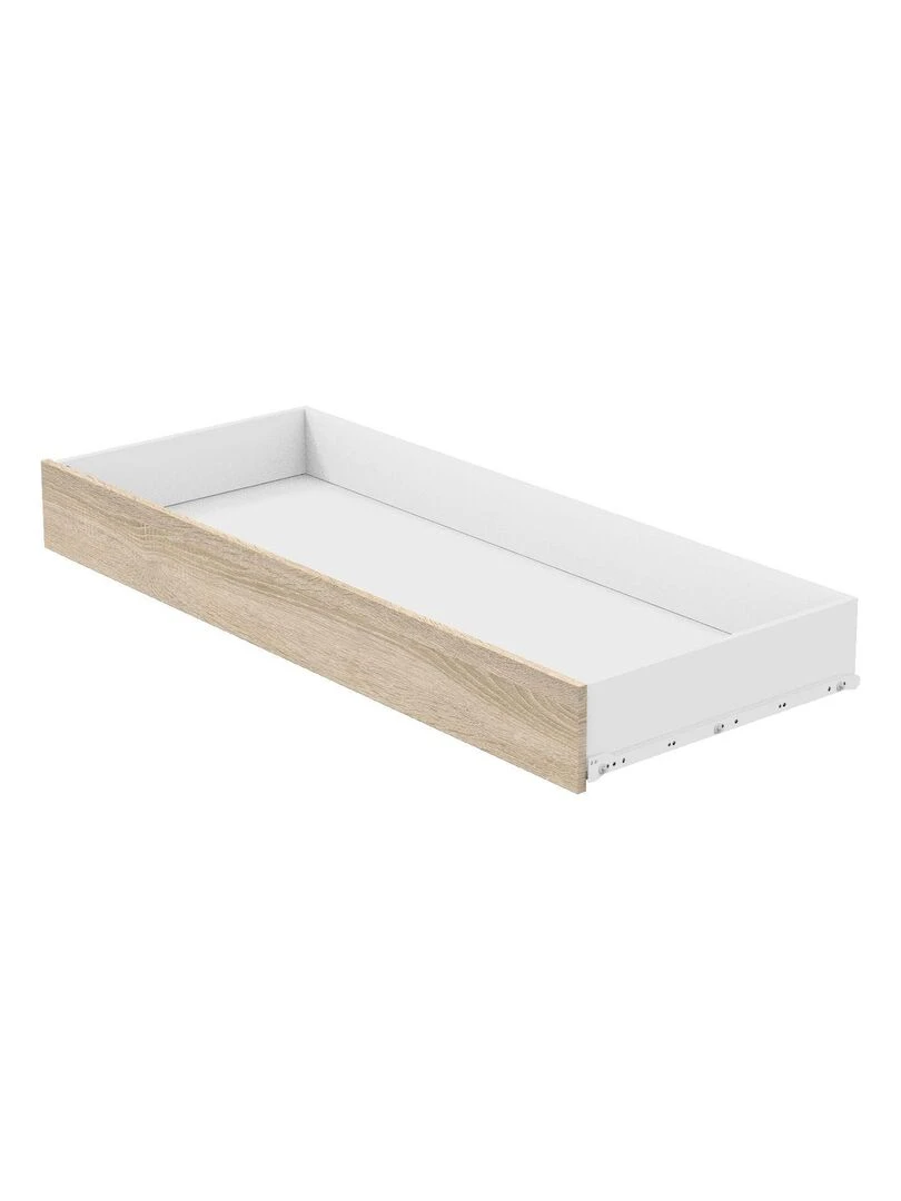 Tiroir pour lit bébé évolutif SAUTHON Blanc Marron