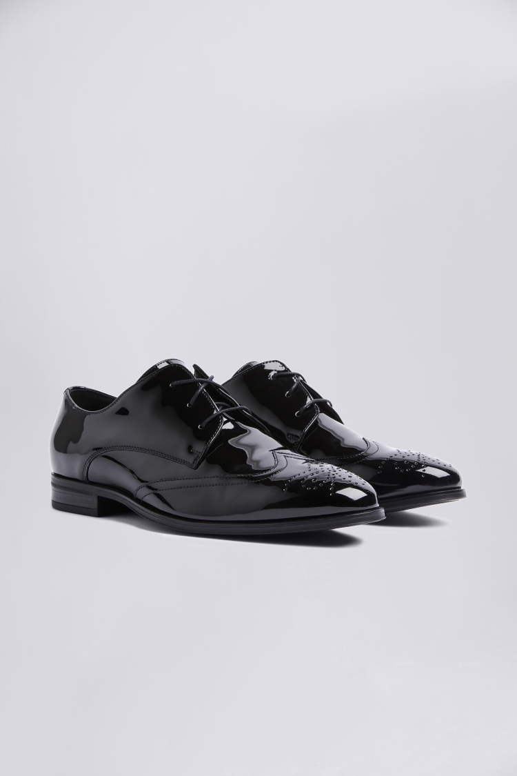 Kensington Black Patent Dress Brogues Buy Online at Moss
