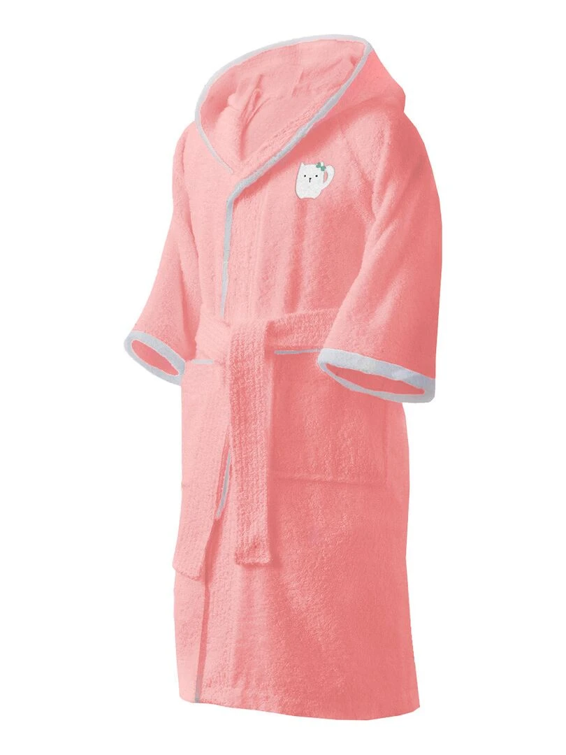 Guy Levasseur Peignoir enfant coton rose Rose