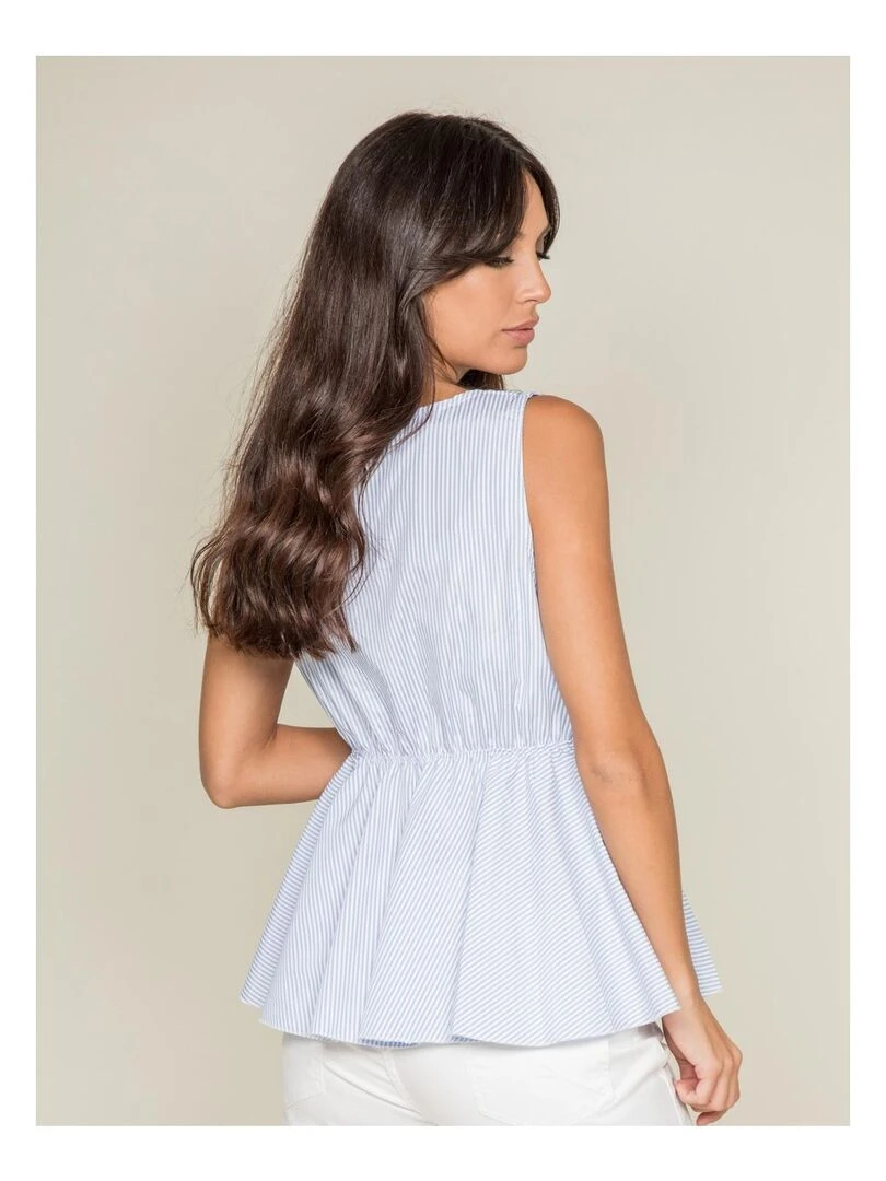 Top rayé FENOUIL Bleu