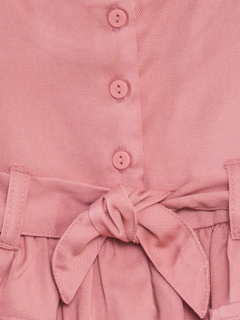 Robe en lyocell évasée   rose