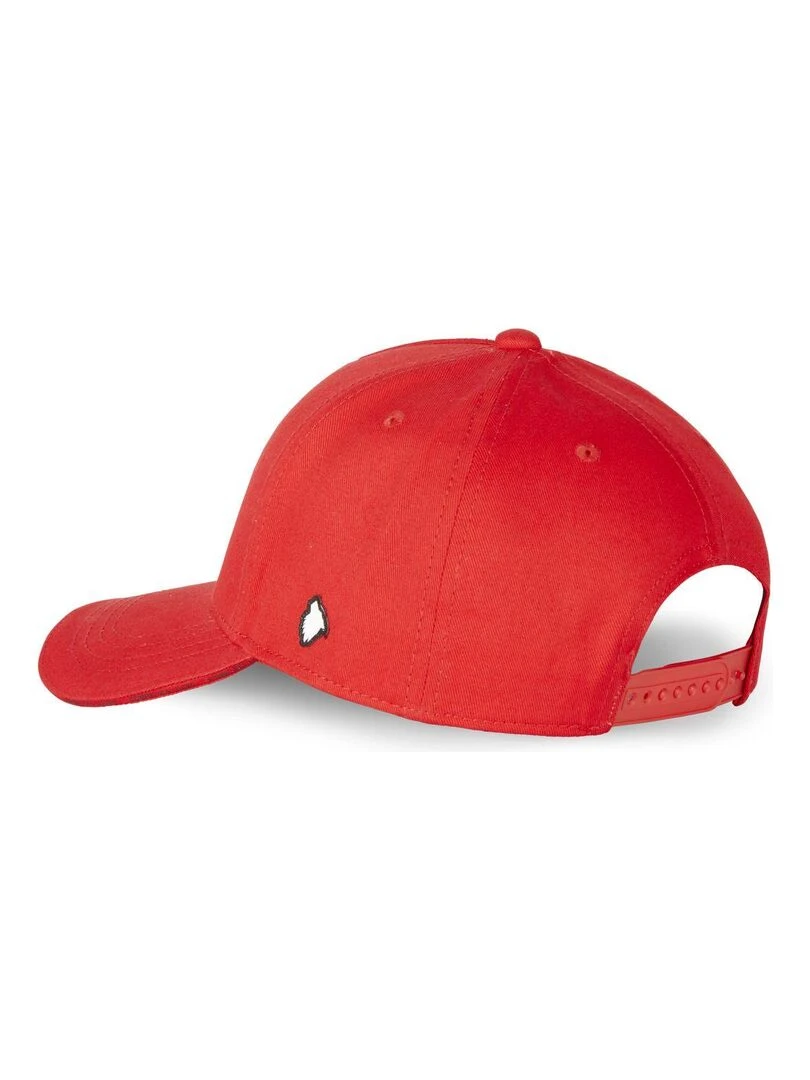 Casquette uni en coton Bas Comme Des Loups   Rouge