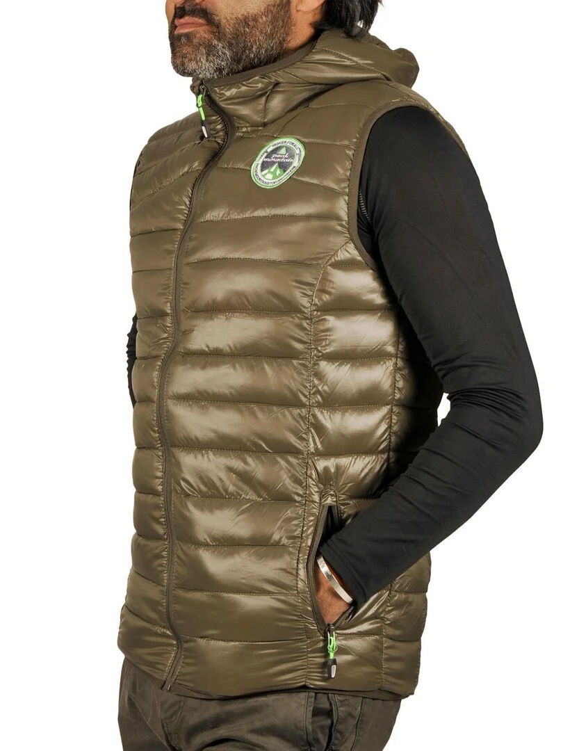 Doudoune de ski homme COR   PEAK MOUNTAIN   Kaki