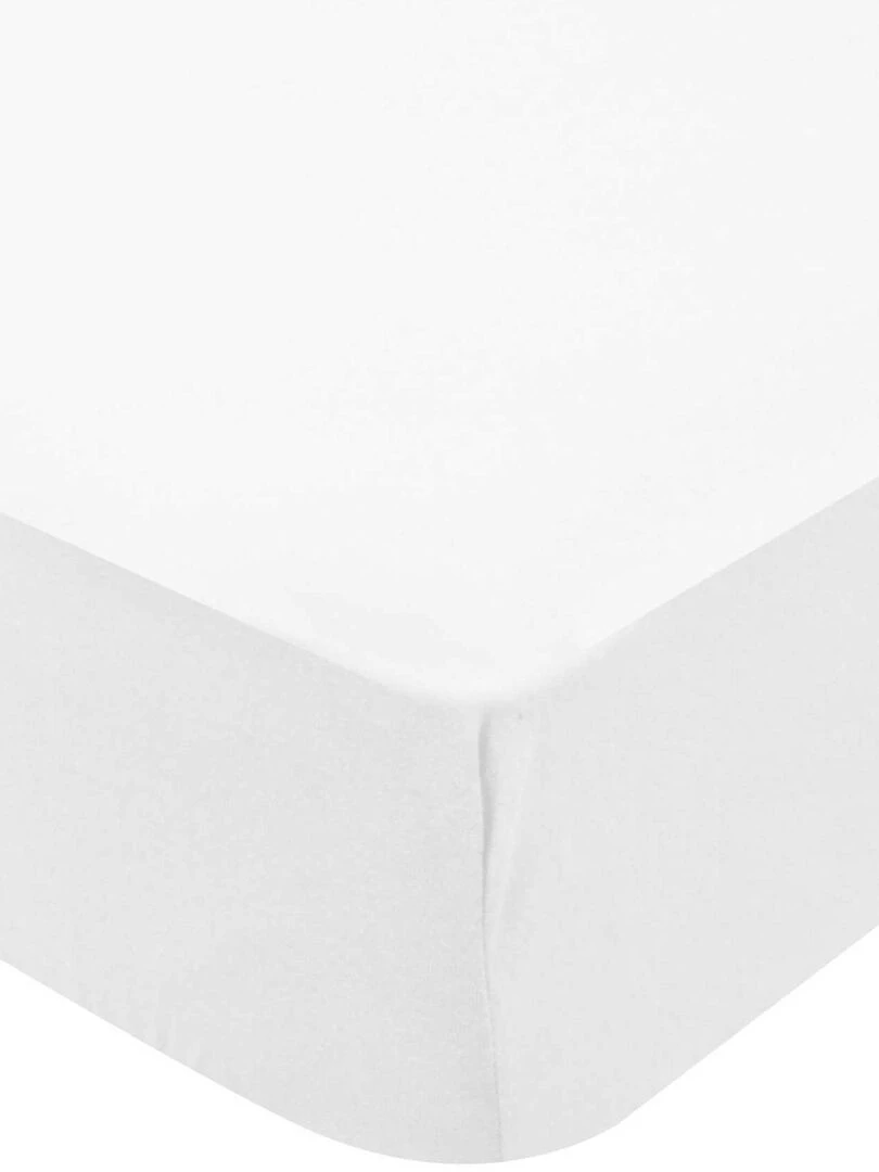 Drap housse bio bébé Blanc