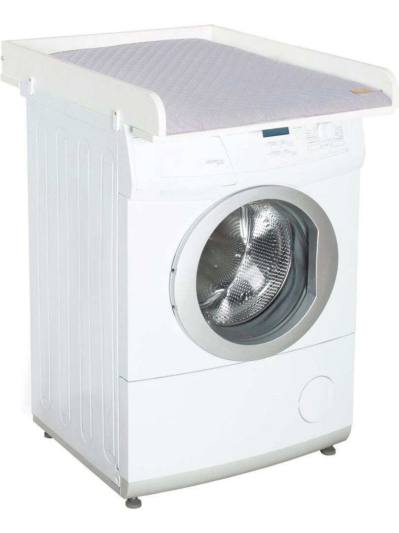 ROBA Plan À Langer Pour Lave linge + Matelas À Langer "roba Style" Blanc/Gris Blanc