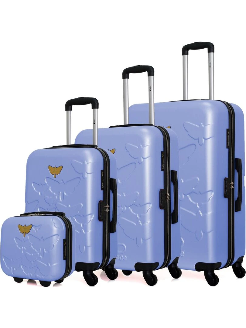 LPB LUGGAGE SET DE 4 AELYS C Bleu