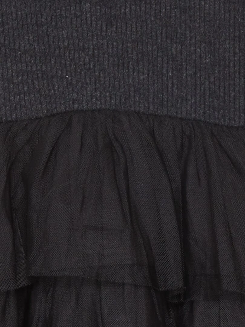 Robe en velours côtelé   noir