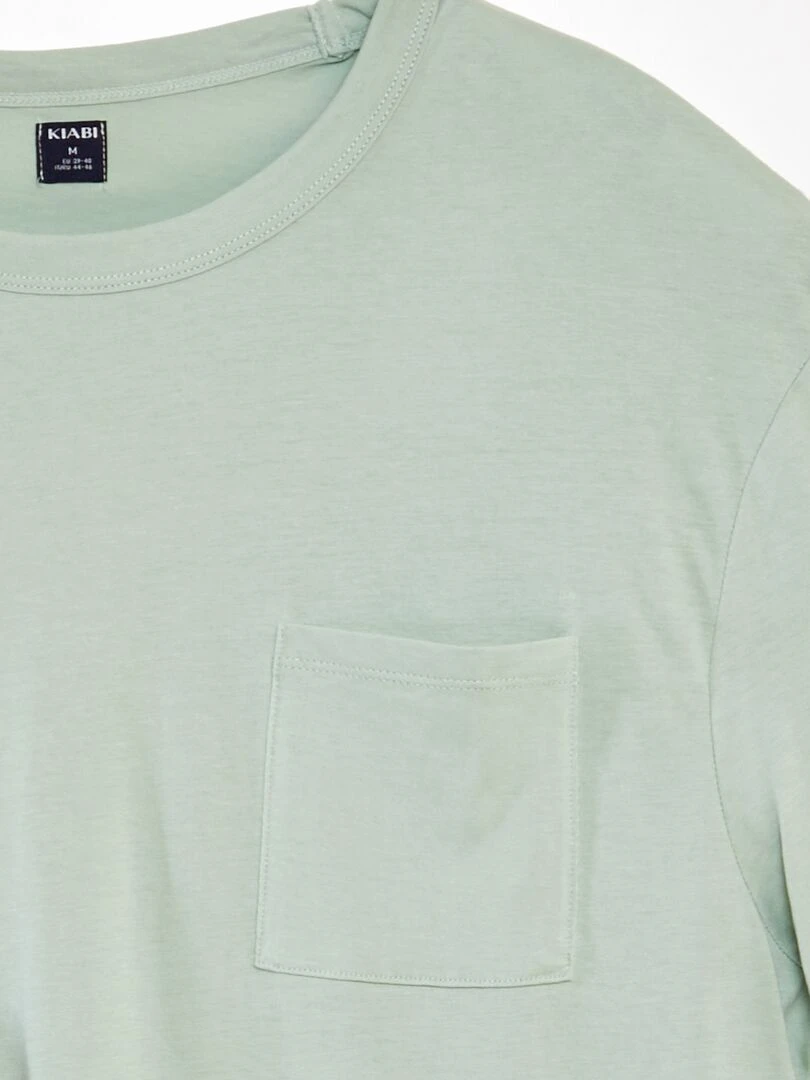 Ensemble pyjama long 2 pièces Bleu