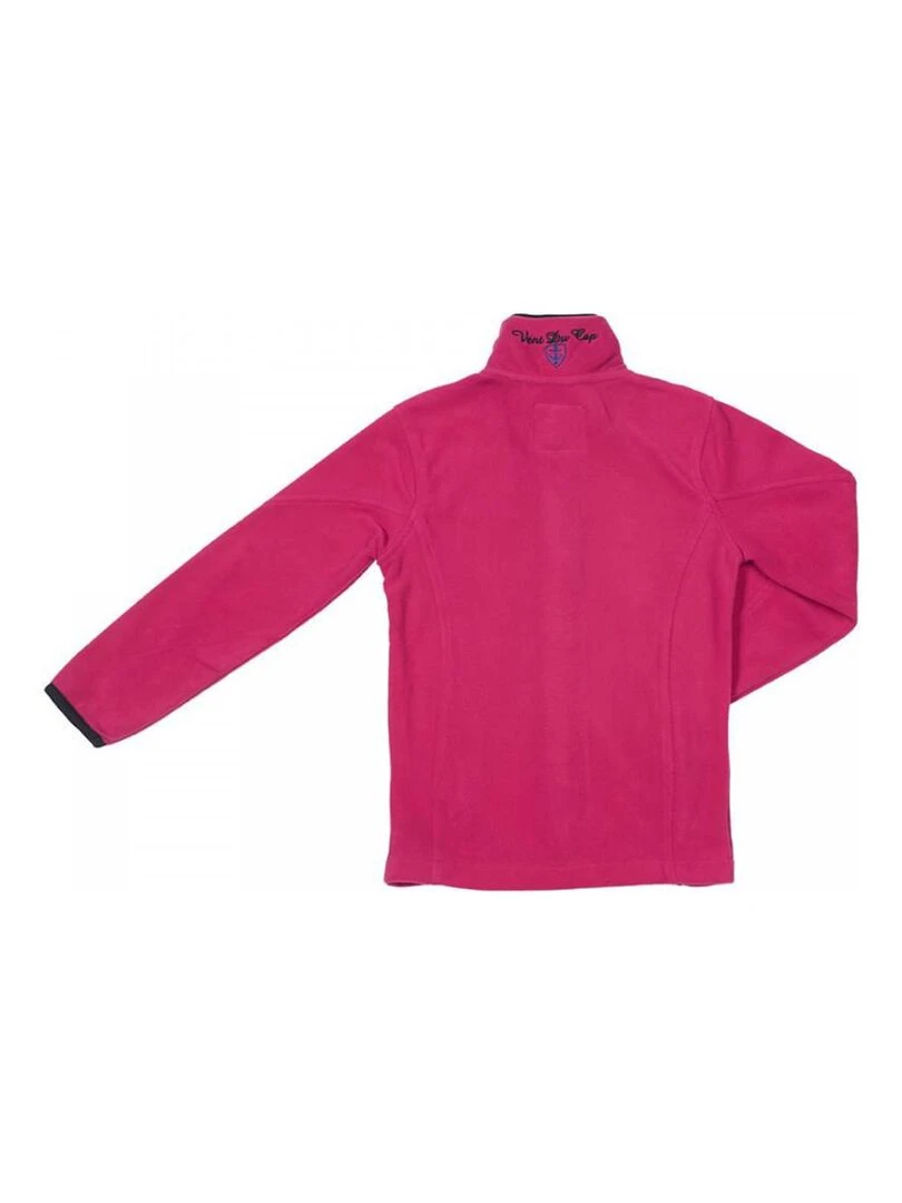 Blouson polaire fille GALICEA VENT DU CAP Rose fushia