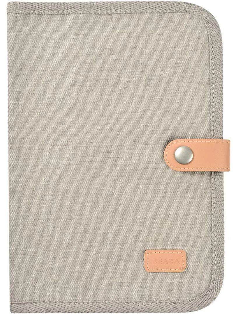 Protège carnet de santé Canvas gris perle Gris