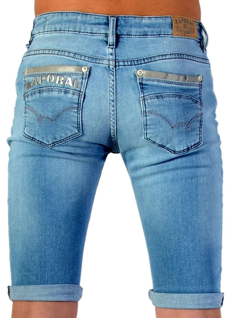 Bermuda Kaporal Enfant Dule Fripe   Bleu