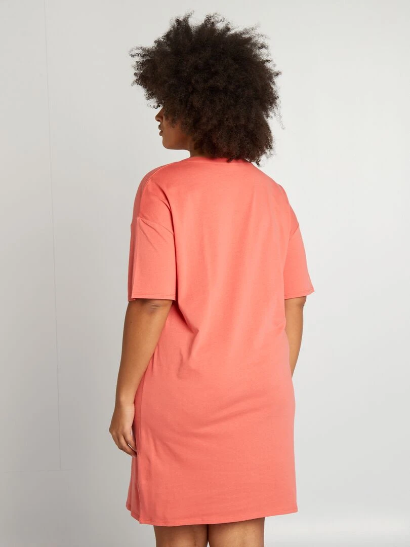 Robe tee shirt large   Orange