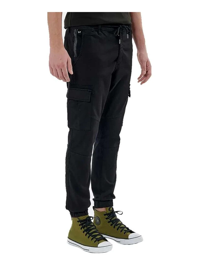 KAPORAL Pantalon coton slim MALKI Noir
