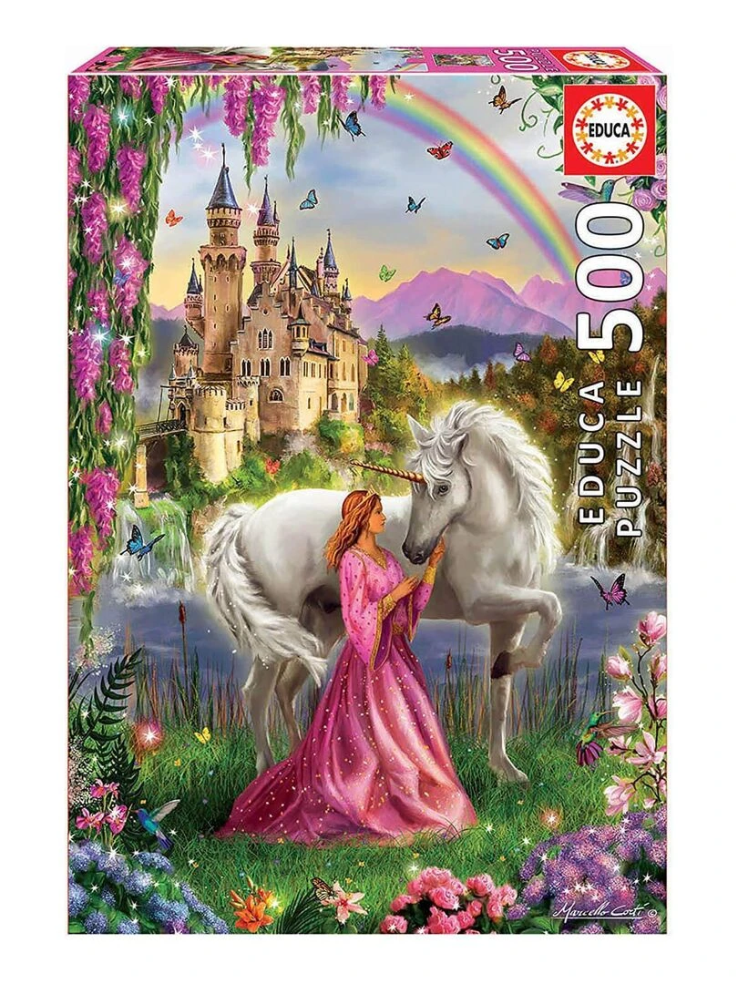 Puzzle 500 pièces : Fée et Licorne N/A