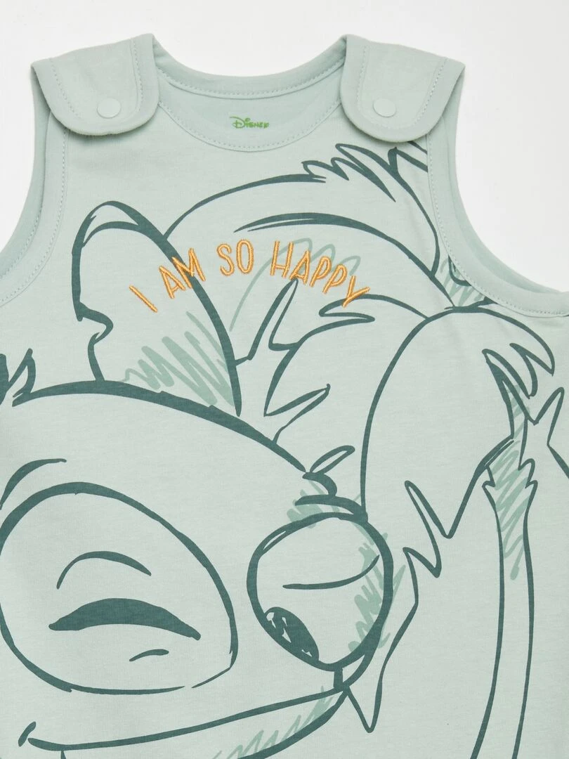 Gigoteuse légère sans manches 'Stitch'   Bleu