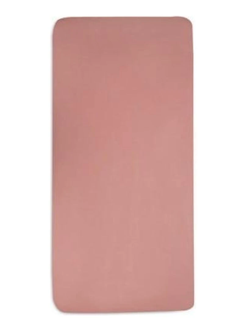 Drap housse Jersey 60x120cm Rose Pale / Rose des bois (2pcs) Jo Rose