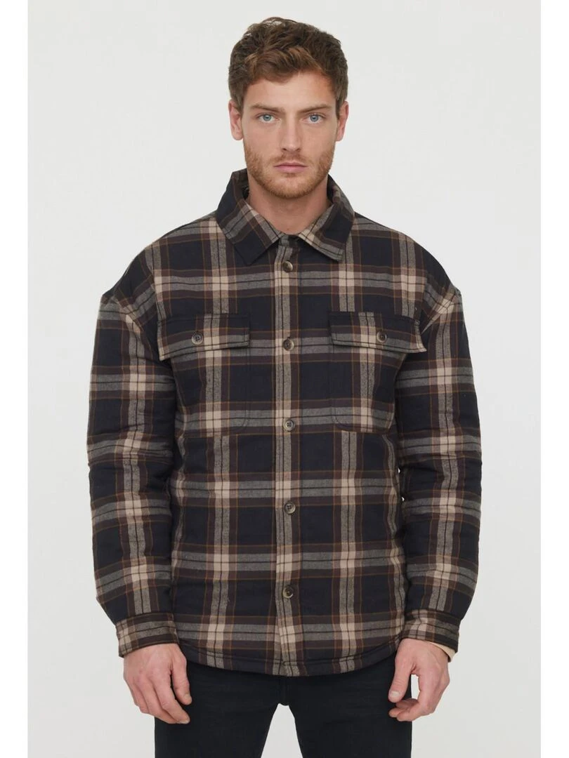 Lee Cooper   Surchemise manches longues coton comfort DOLERO   Noir