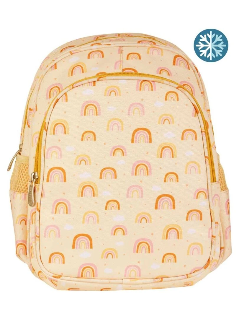 Sac à dos avec poche isotherme Arc en ciel Jaune