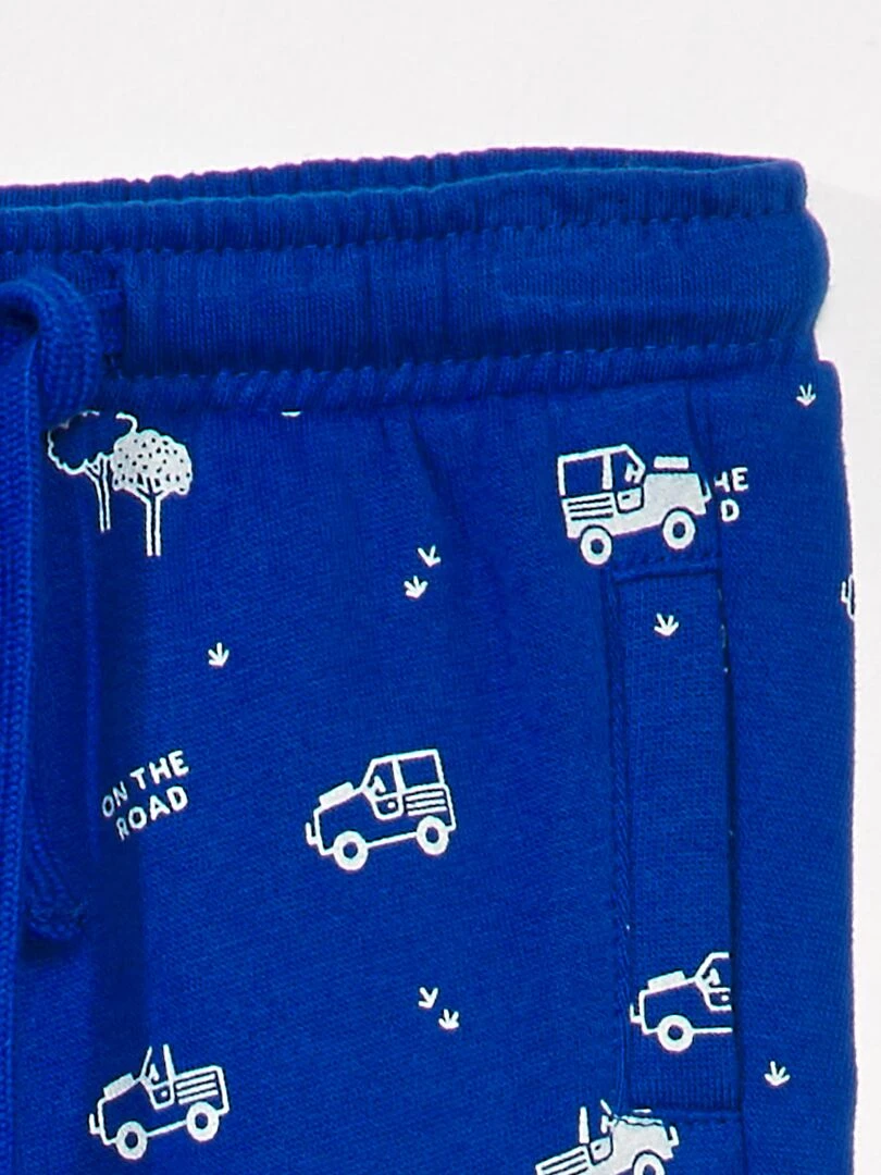 Pantalon de jogging à motif Bleu