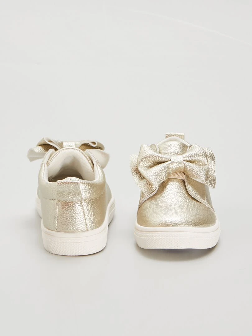 Baskets à nœud   doré