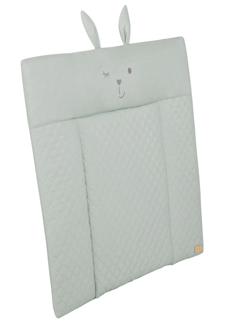 ROBA Matelas À Langer "roba Style" Avec Visage De Lapin 85x75 Frosty Green Vert