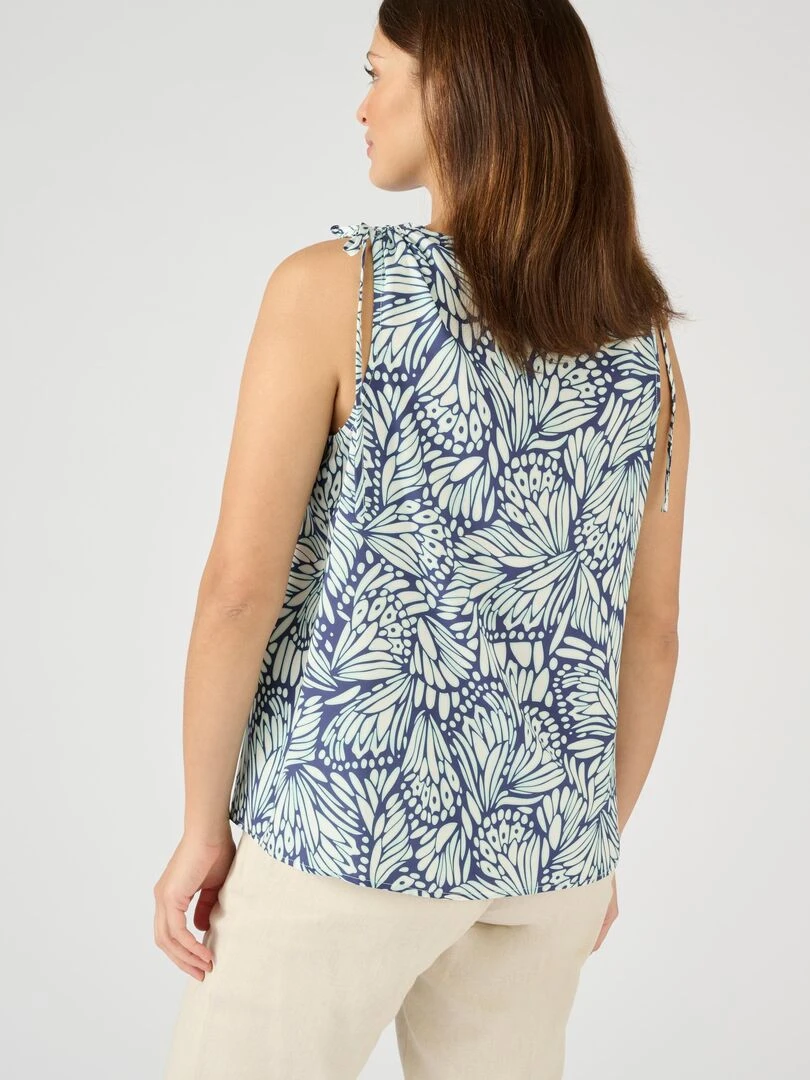 Top sans manches Climatyl   Damart   Bleu marine