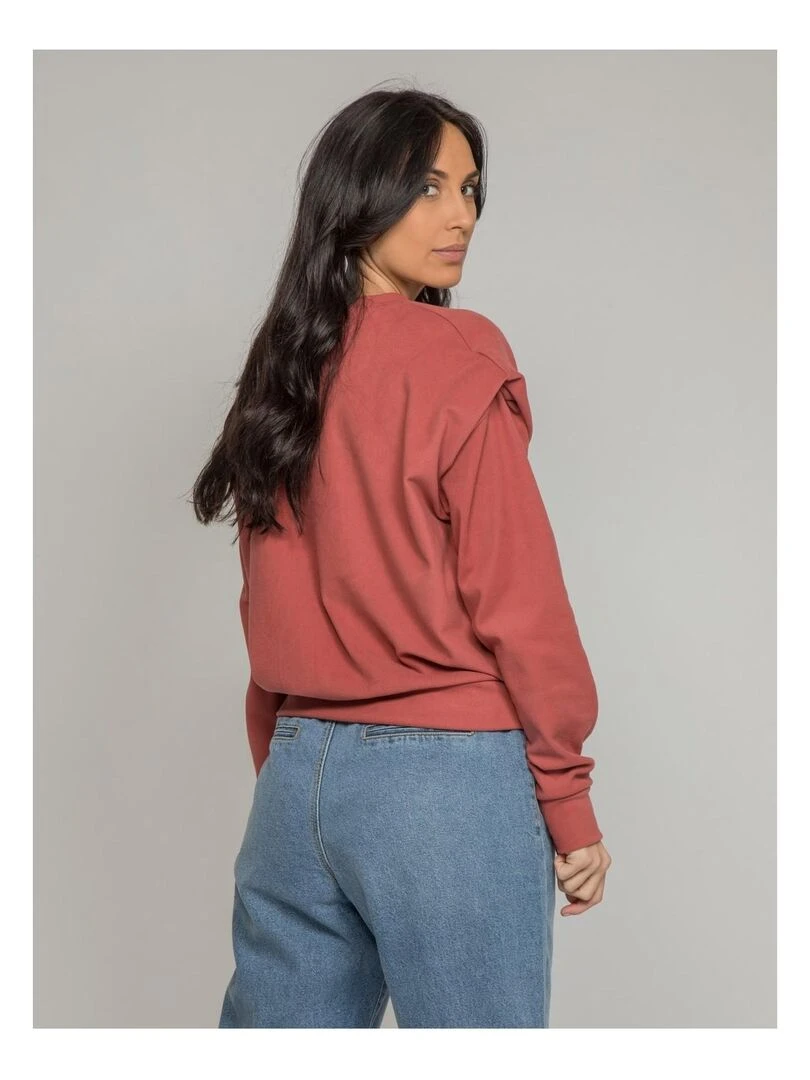 Pull col rond YAHOU Blanc