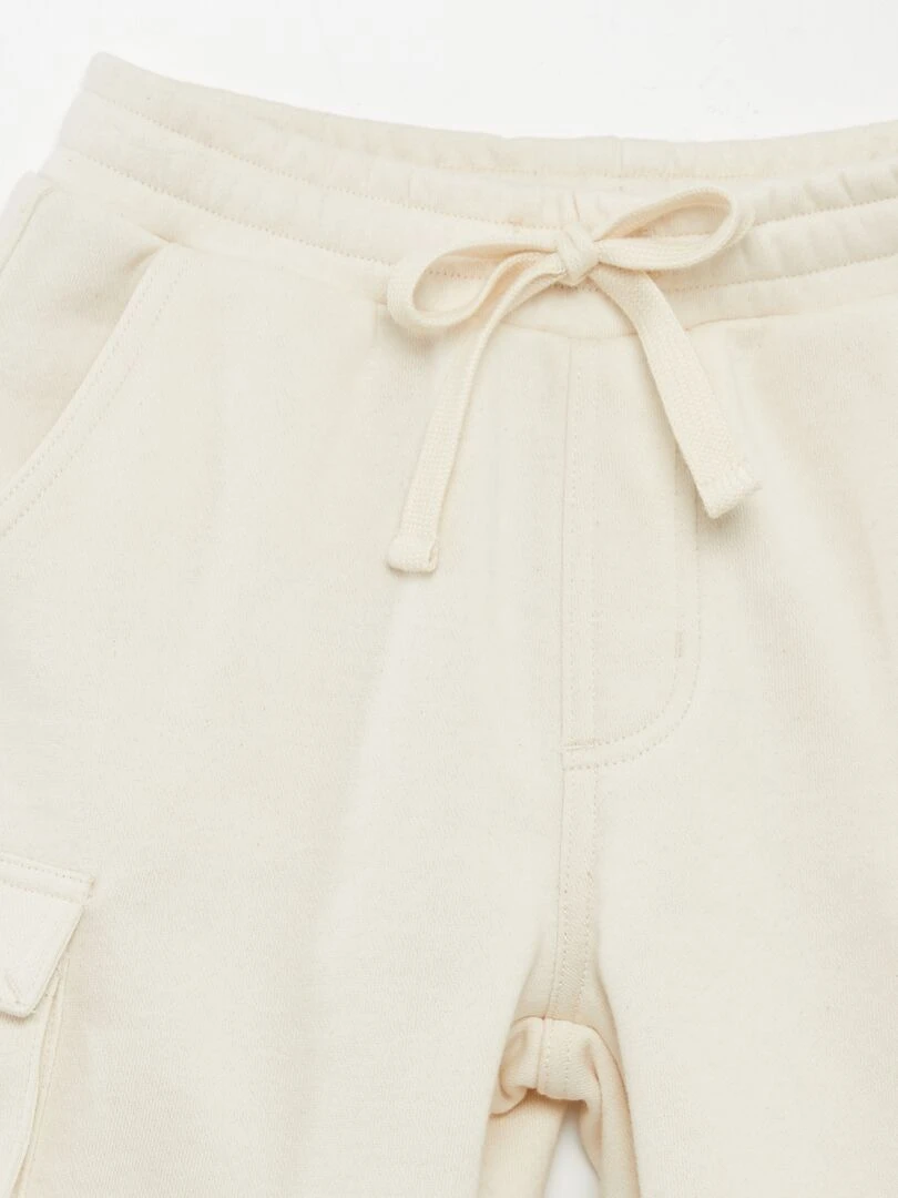 Bermuda en molleton Beige