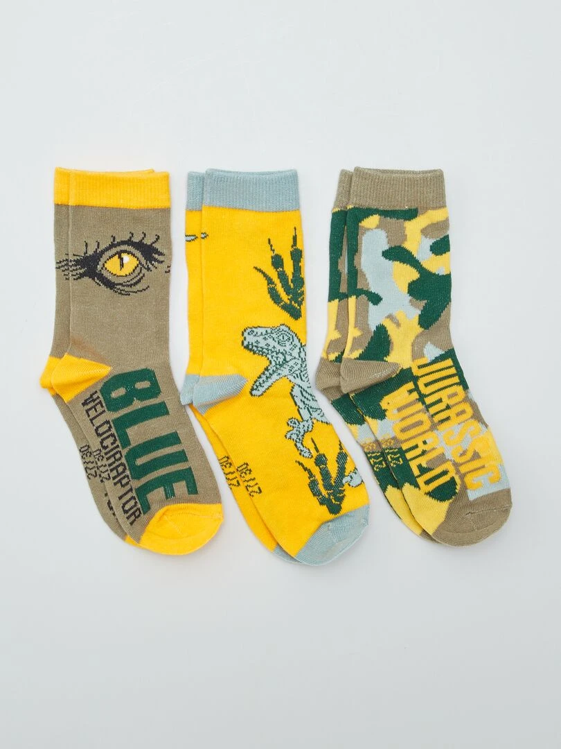Lot de chaussettes 'Jurassic World' Vert